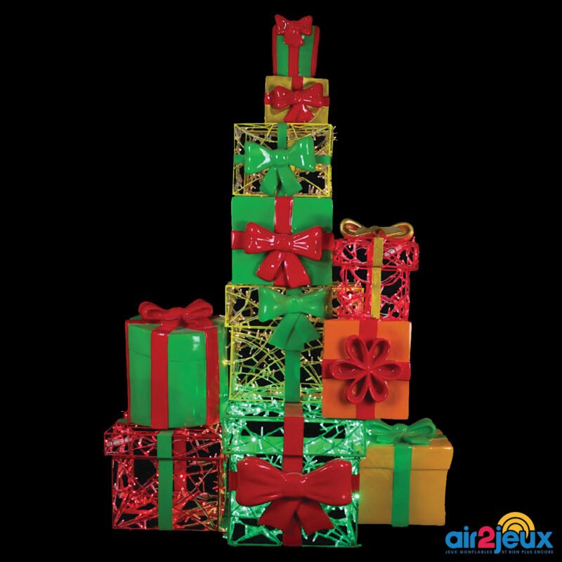 N963 MONTAGNE DE CADEAUX LUMINEUSE